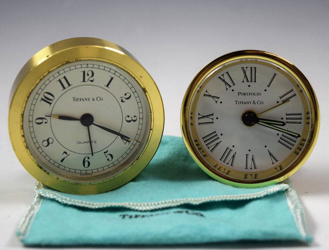 Tiffany & Co Desk Clocks (1 of 2)
