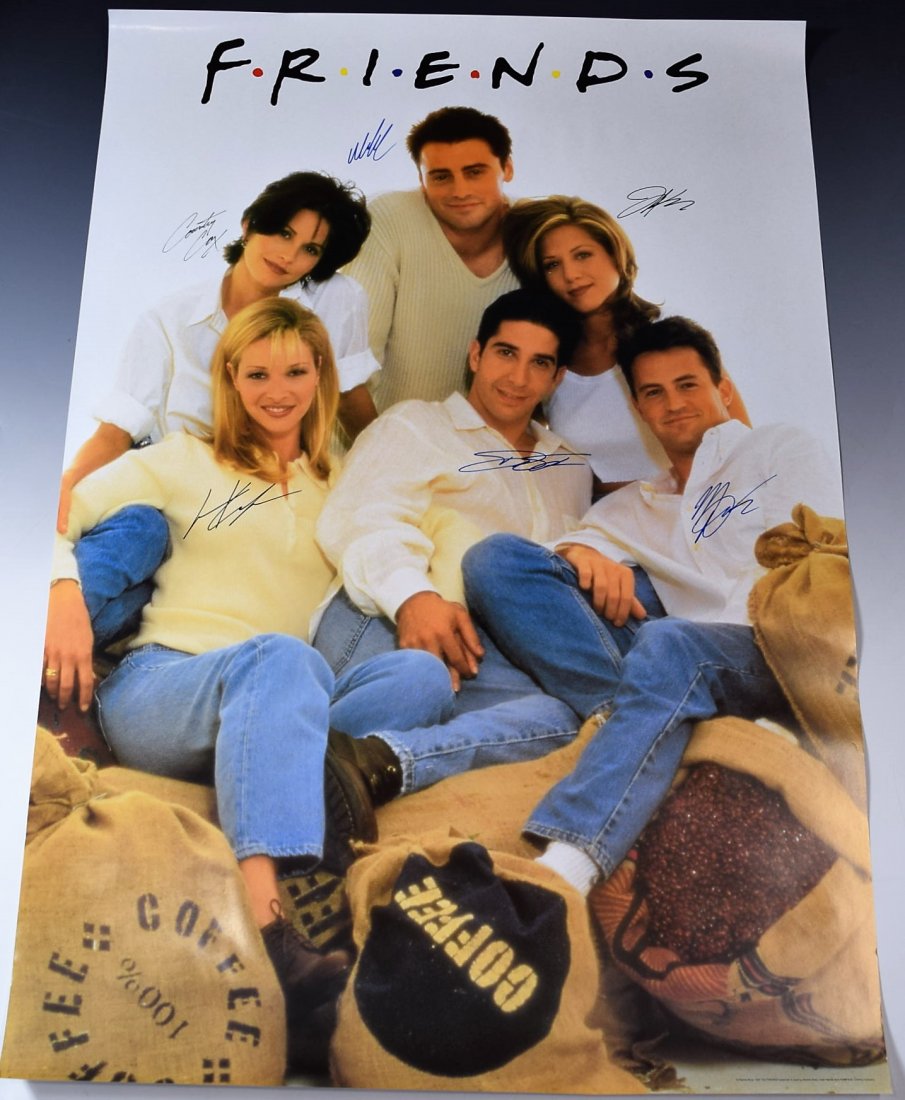Friends Cast Signed Poster (1 of 4)