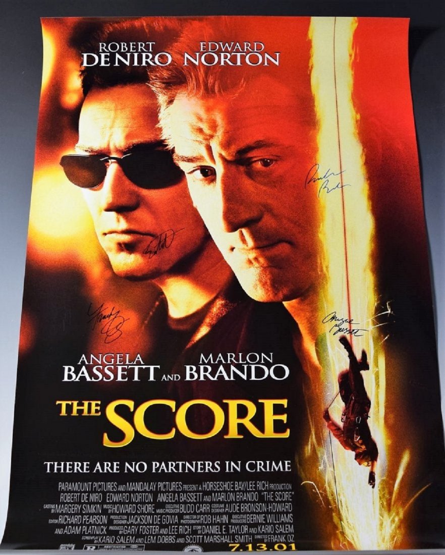 The Score Cast Signed Movie Poster (1 of 4)
