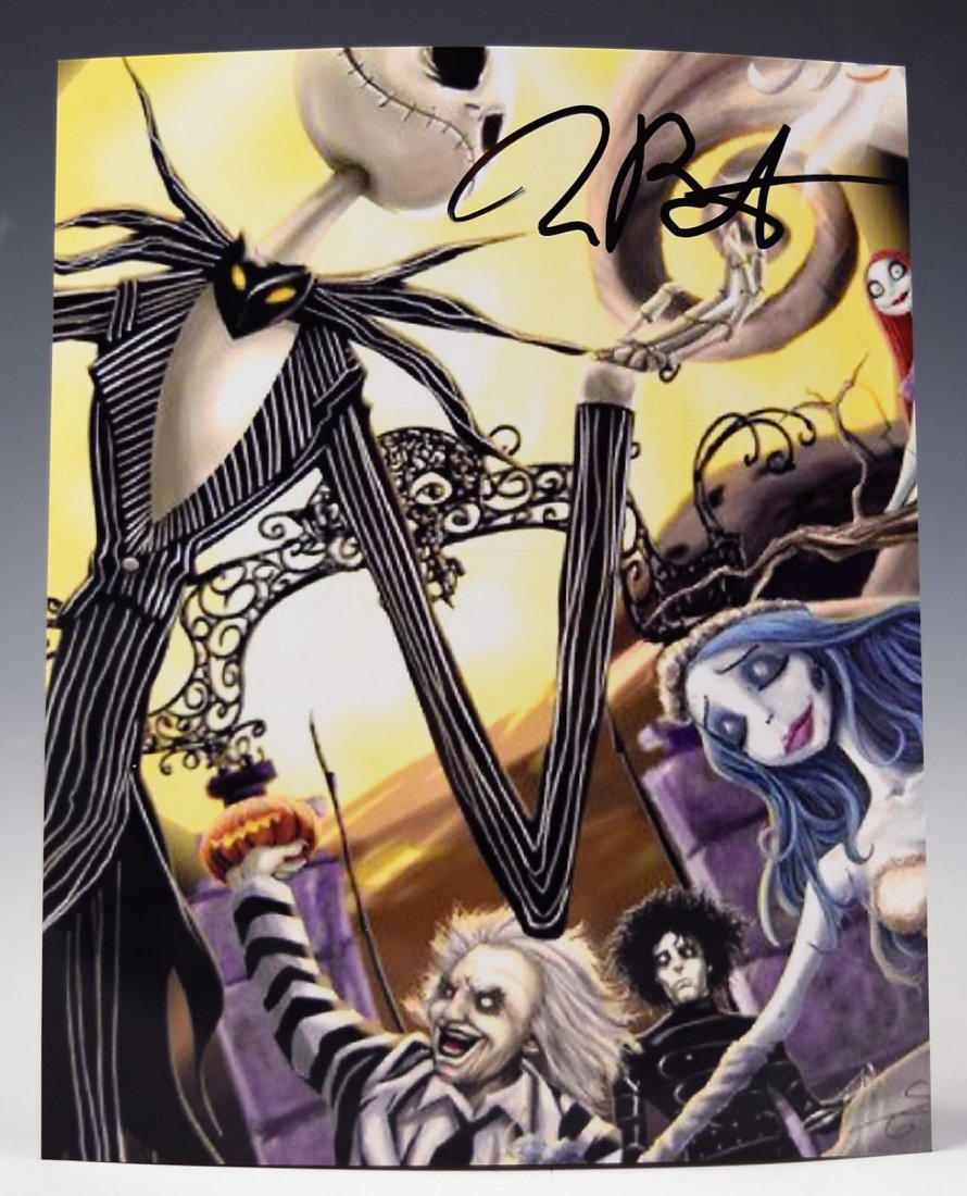 Tim Burton Signed Photograph (1 of 3)