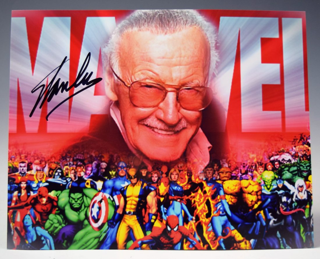Stan Lee Signed Photograph (1 of 3)
