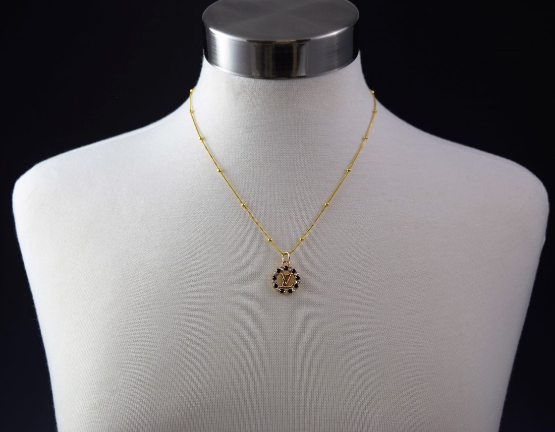 LV Button Necklace (1 of 4)