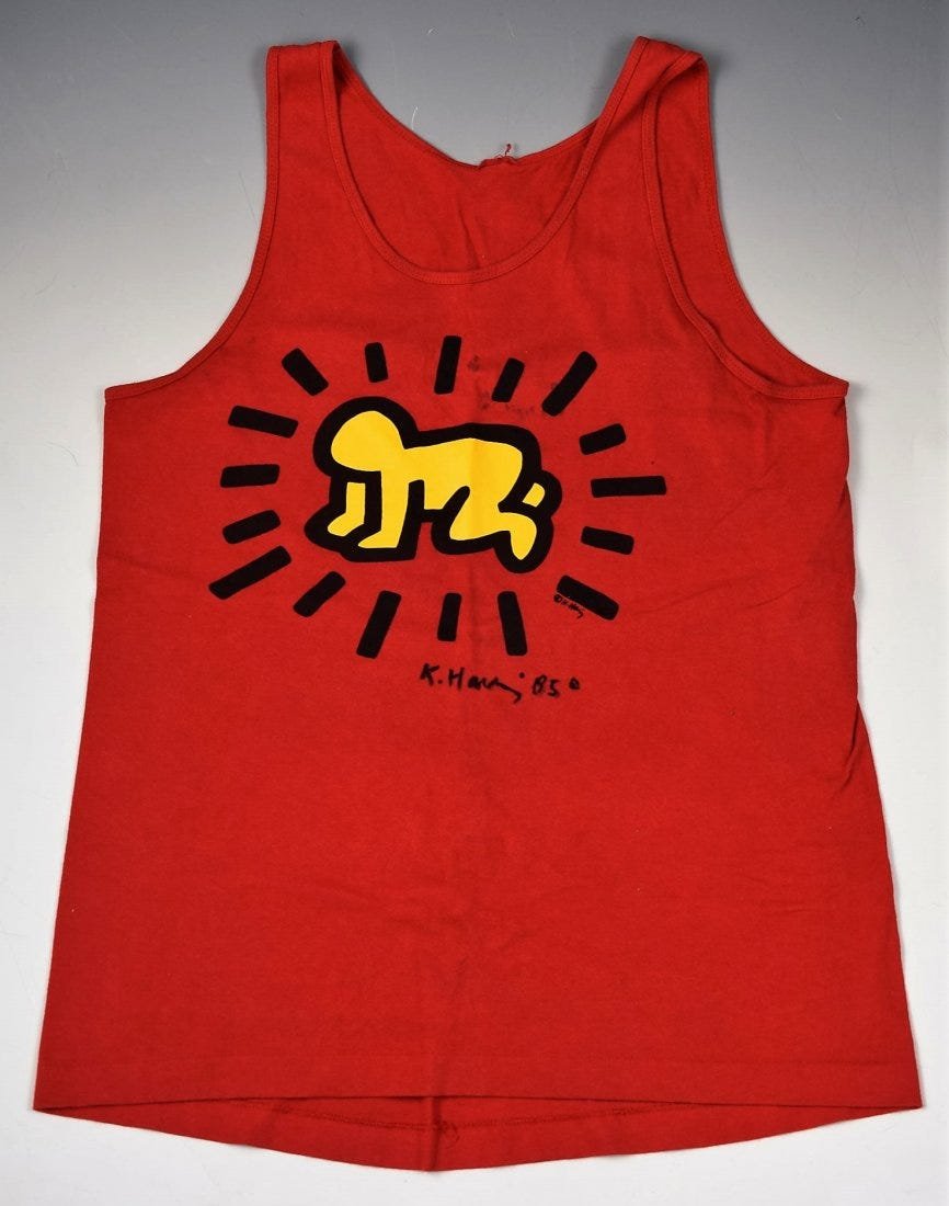 Keith Haring Signed Shirt (1 of 4)