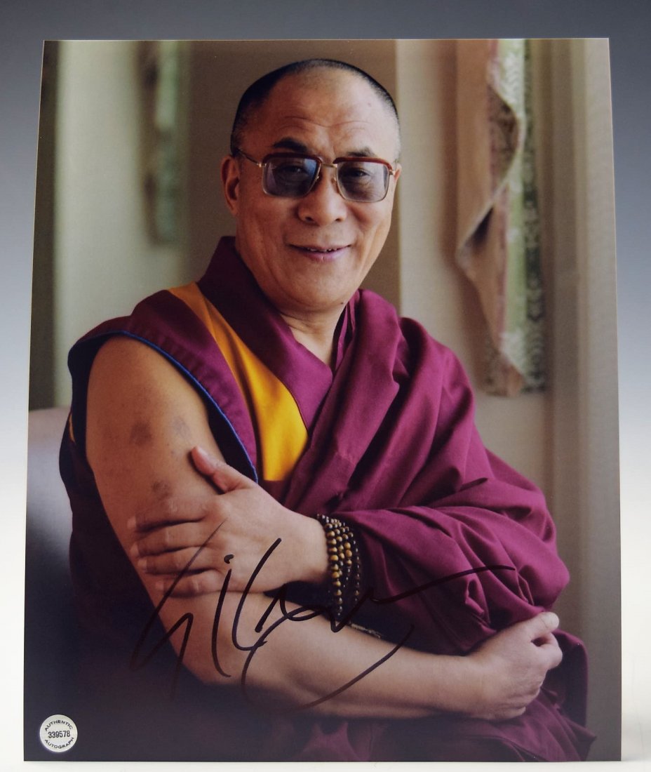 Dali Lama Signed Photograph (1 of 3)