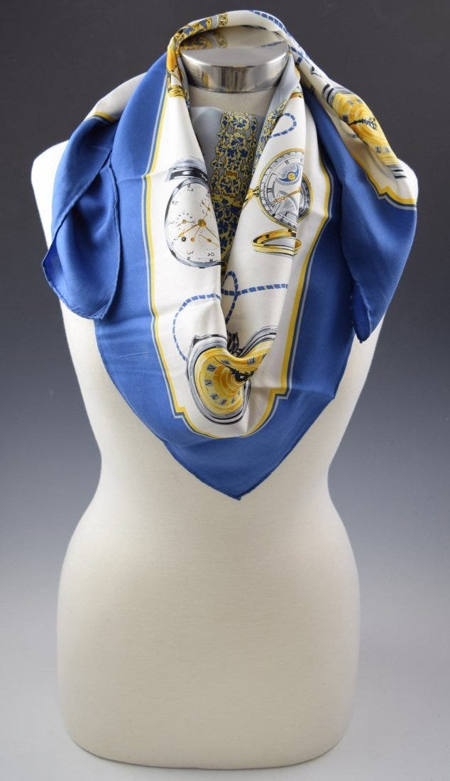 Vintage Rolex Silk Scarf (1 of 2)