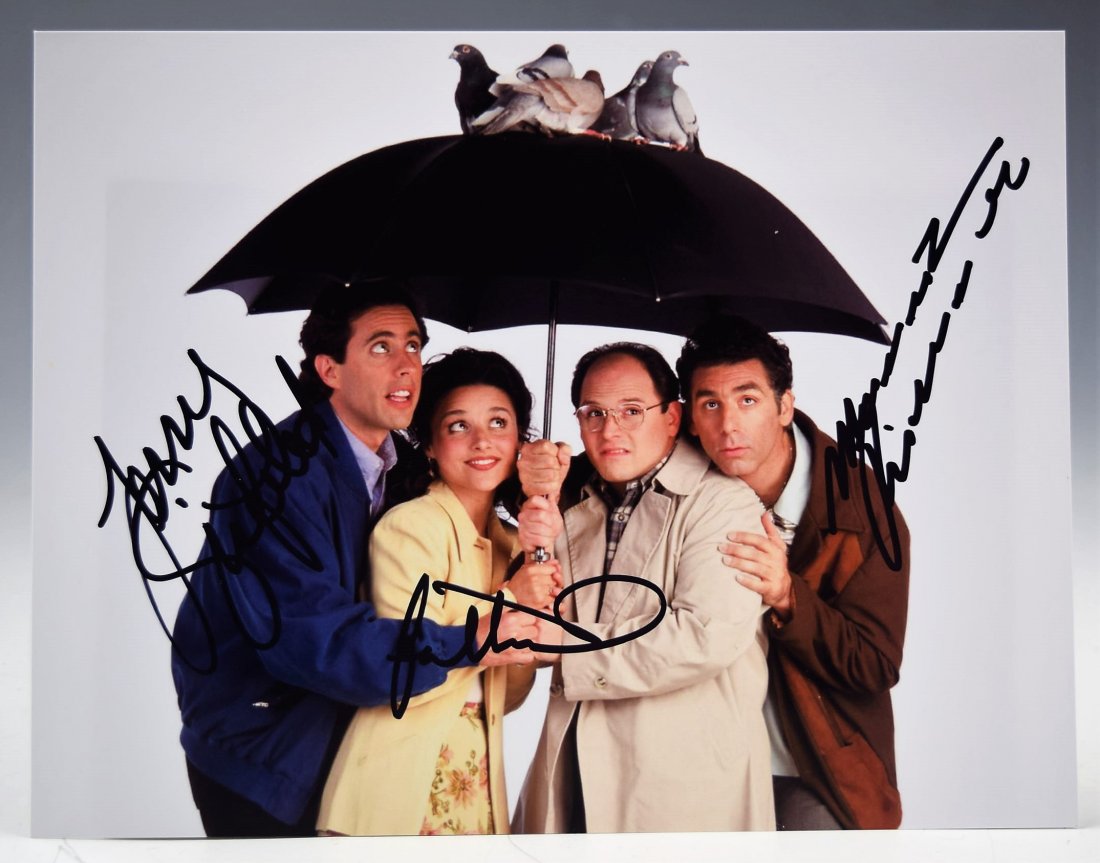 Seinfeld Cast Signed Photograph (1 of 3)