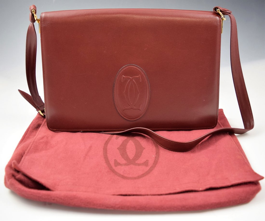 Vintage Cartier Leather Handbag (1 of 2)