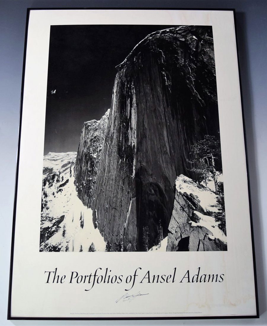 Ansel Adams Signed Poster (1 of 4)