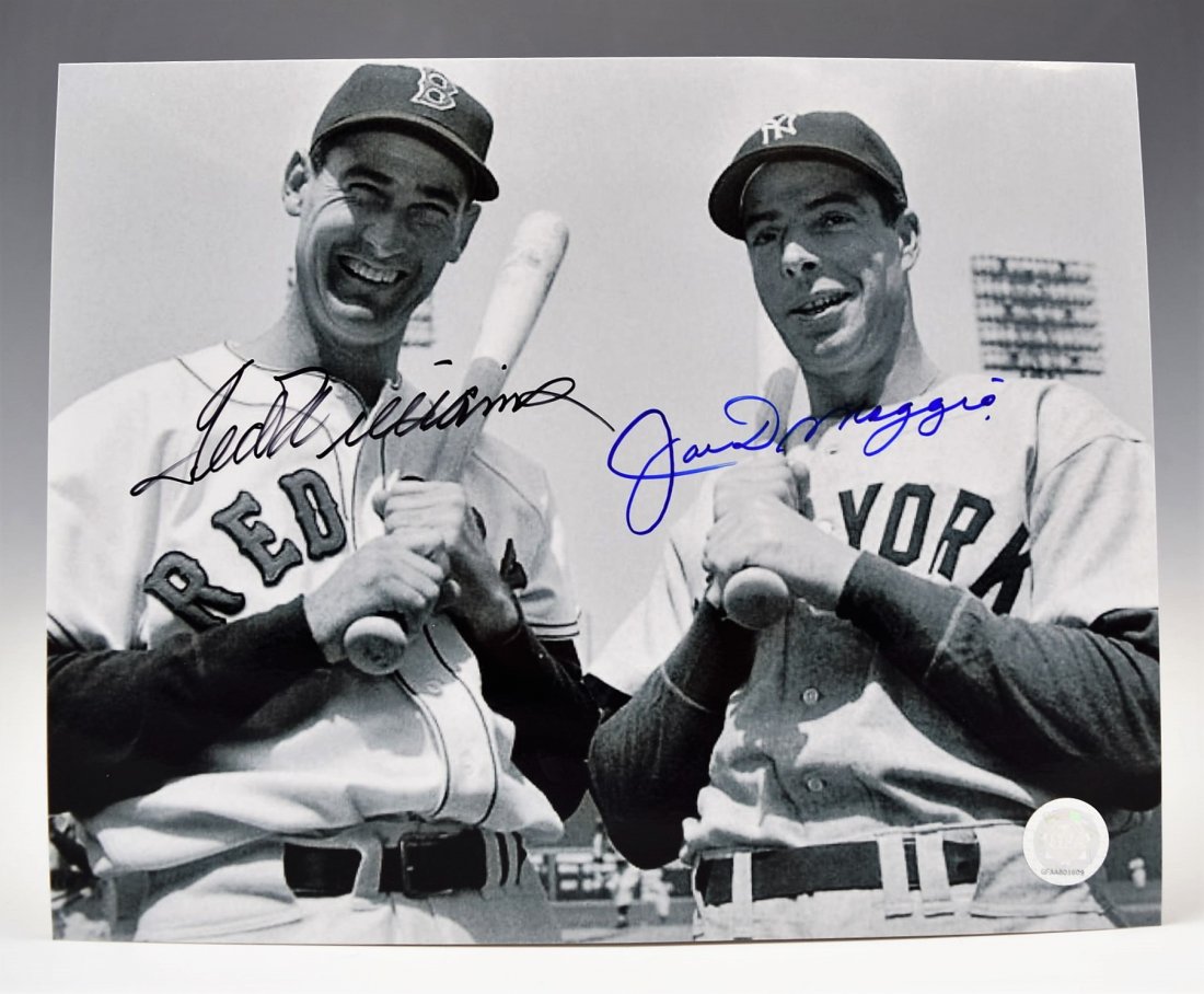 Joe DiMaggio & Ted Williams Signed Photograph (1 of 3)