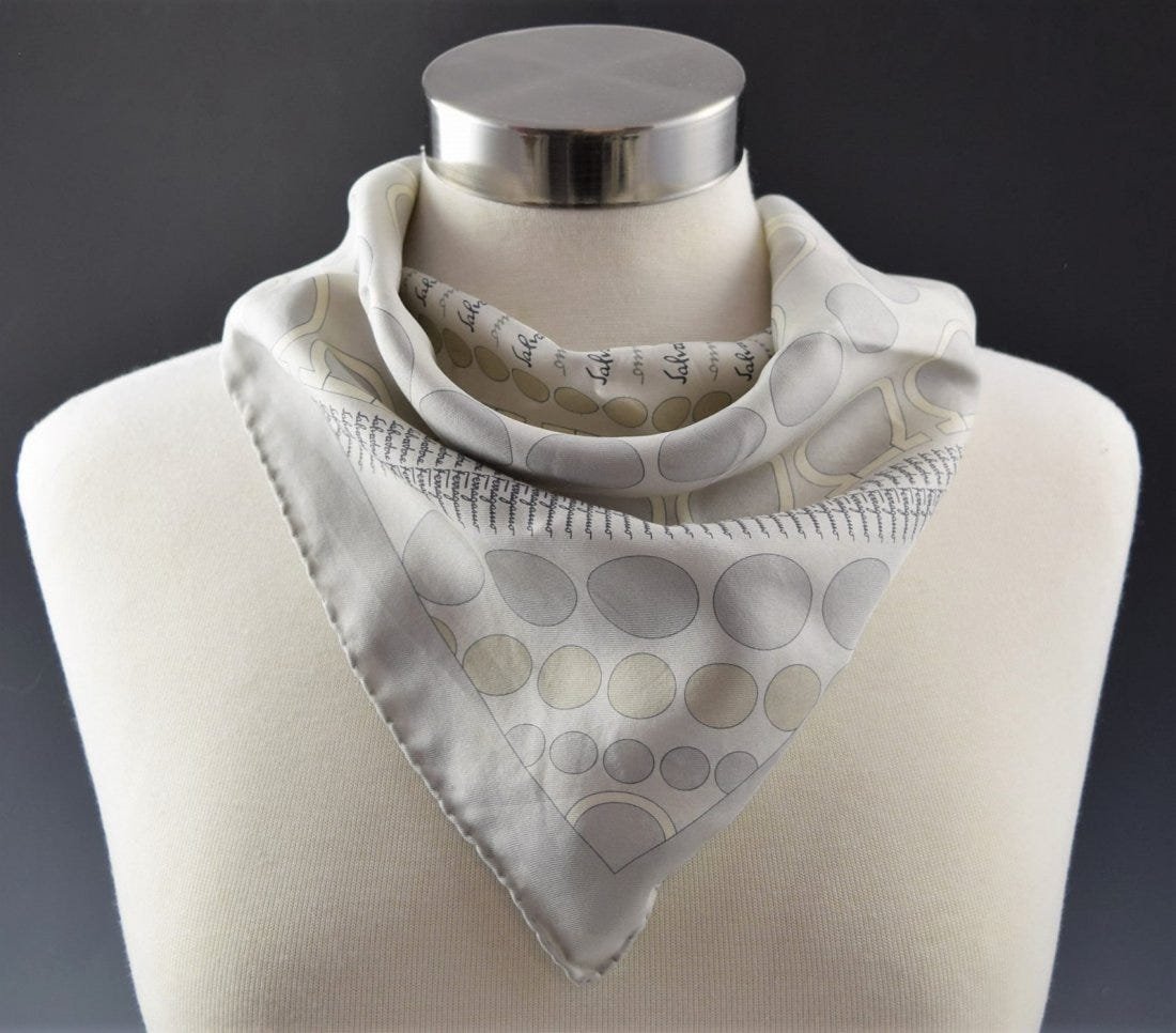 Salvatore Ferragamo Scarf (1 of 3)