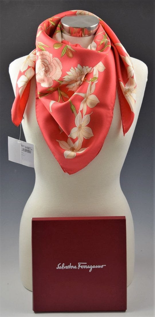 Salvatore Ferragamo Scarf (1 of 3)