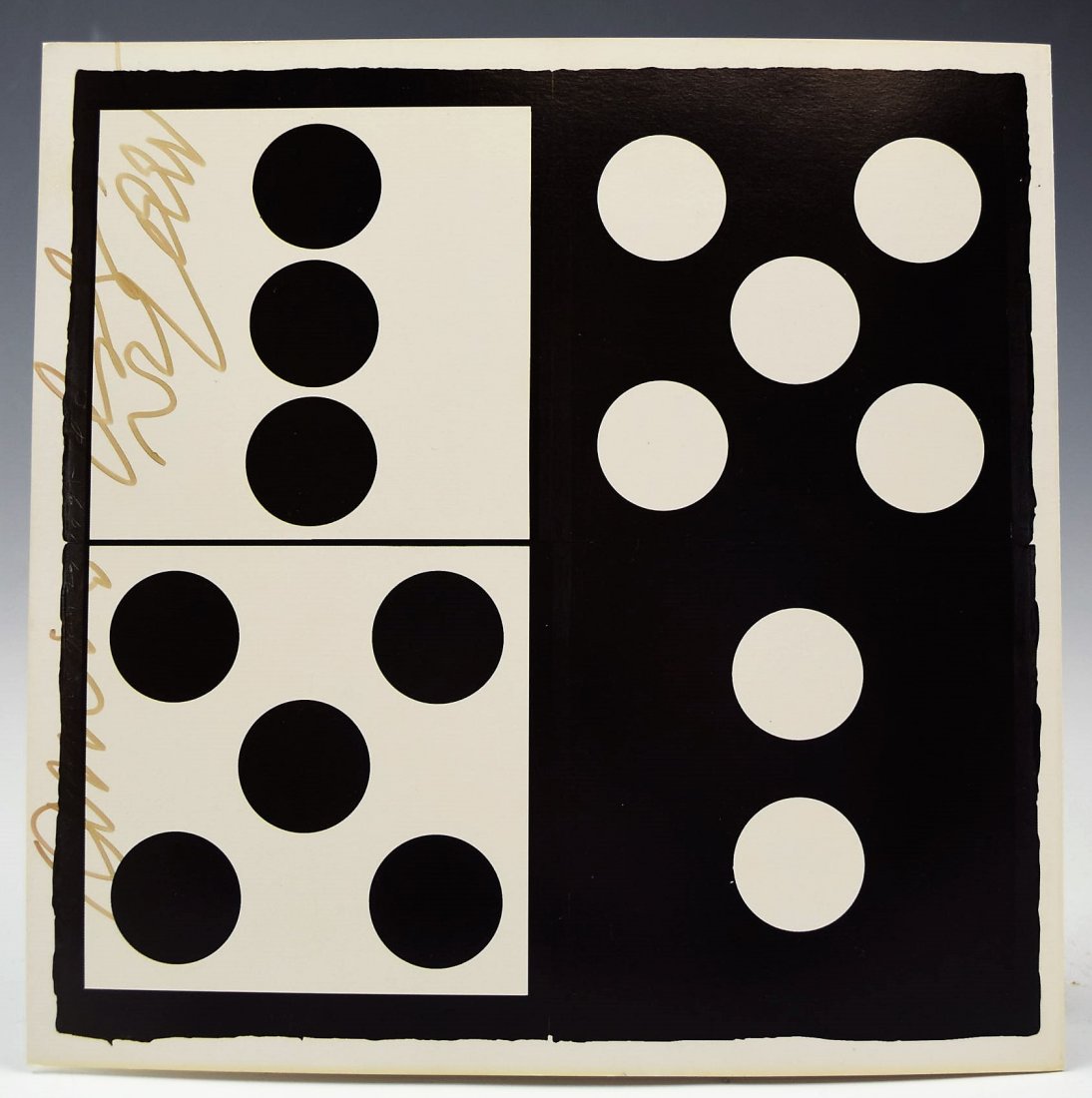 Donald Sultan Signed Invitation Card (1 of 4)