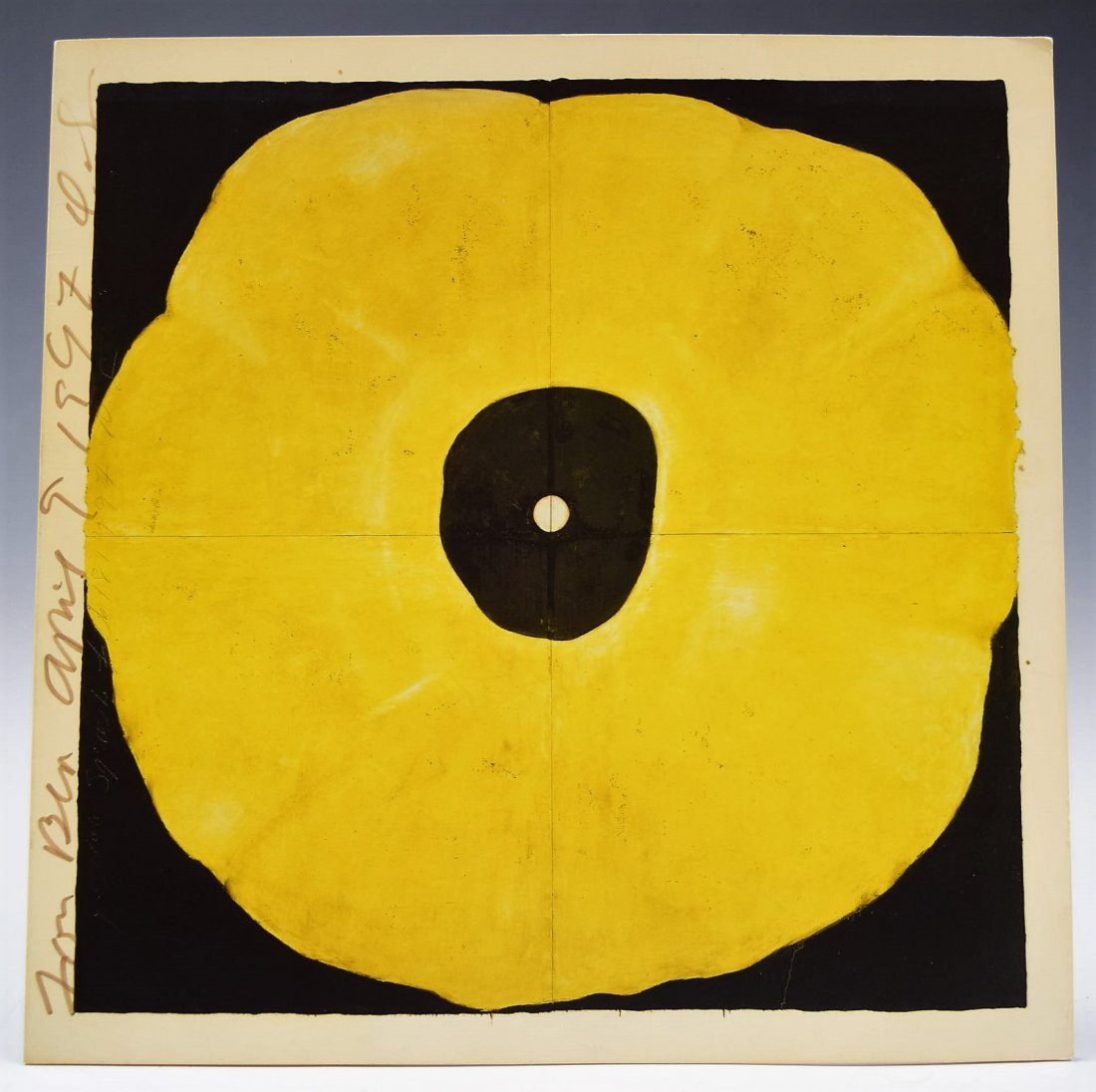 Donald Sultan Signed Invitation Card (1 of 4)