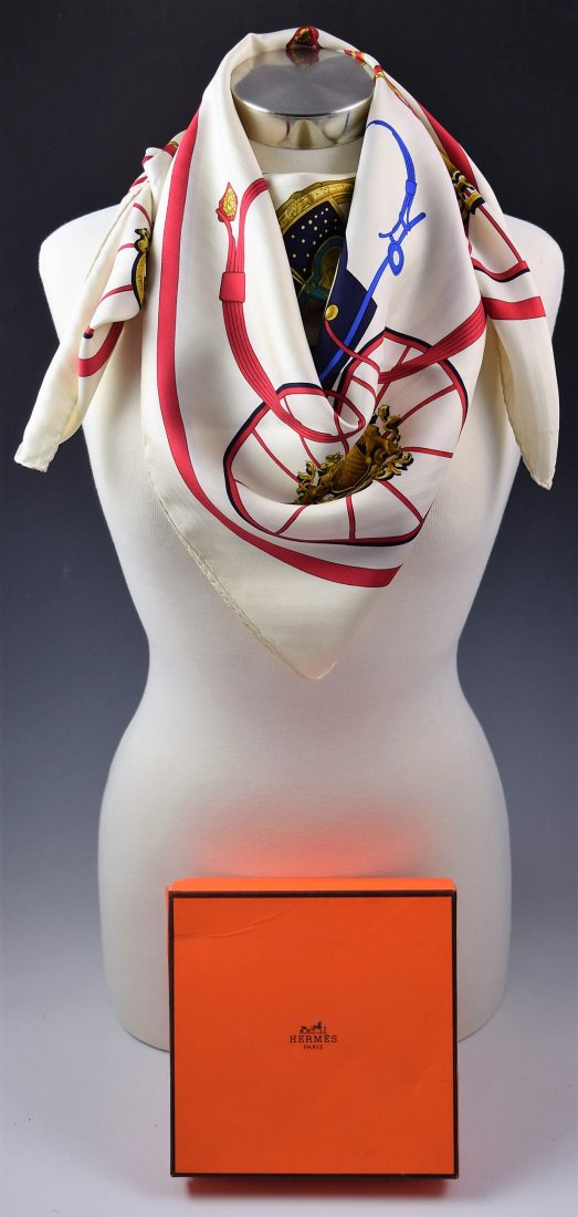 Vintage Hermes Silk Scarf (1 of 4)