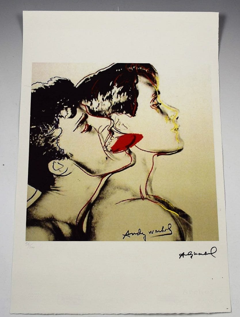 Andy Warhol Numbered Lithograph (1 of 4)