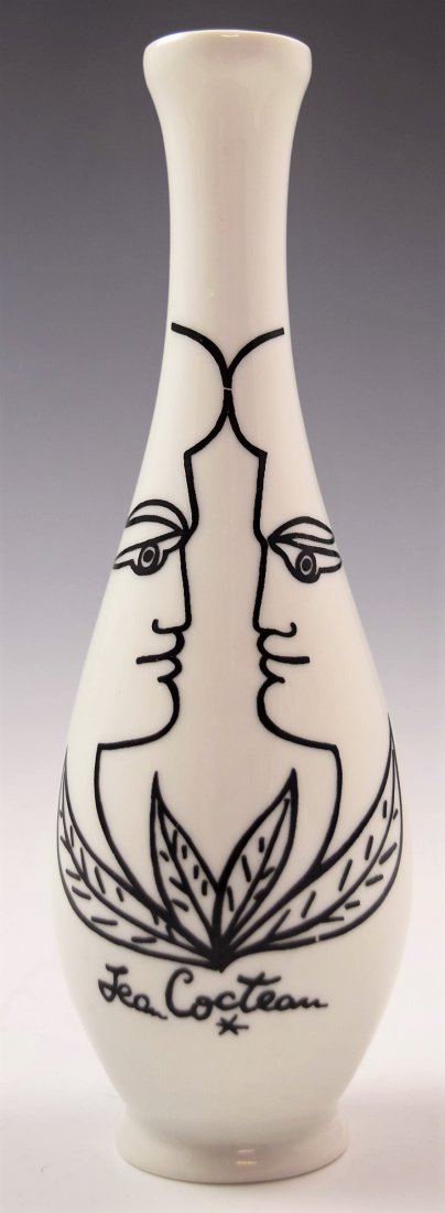 Jean Cocteau Porcelain Vase (1 of 2)