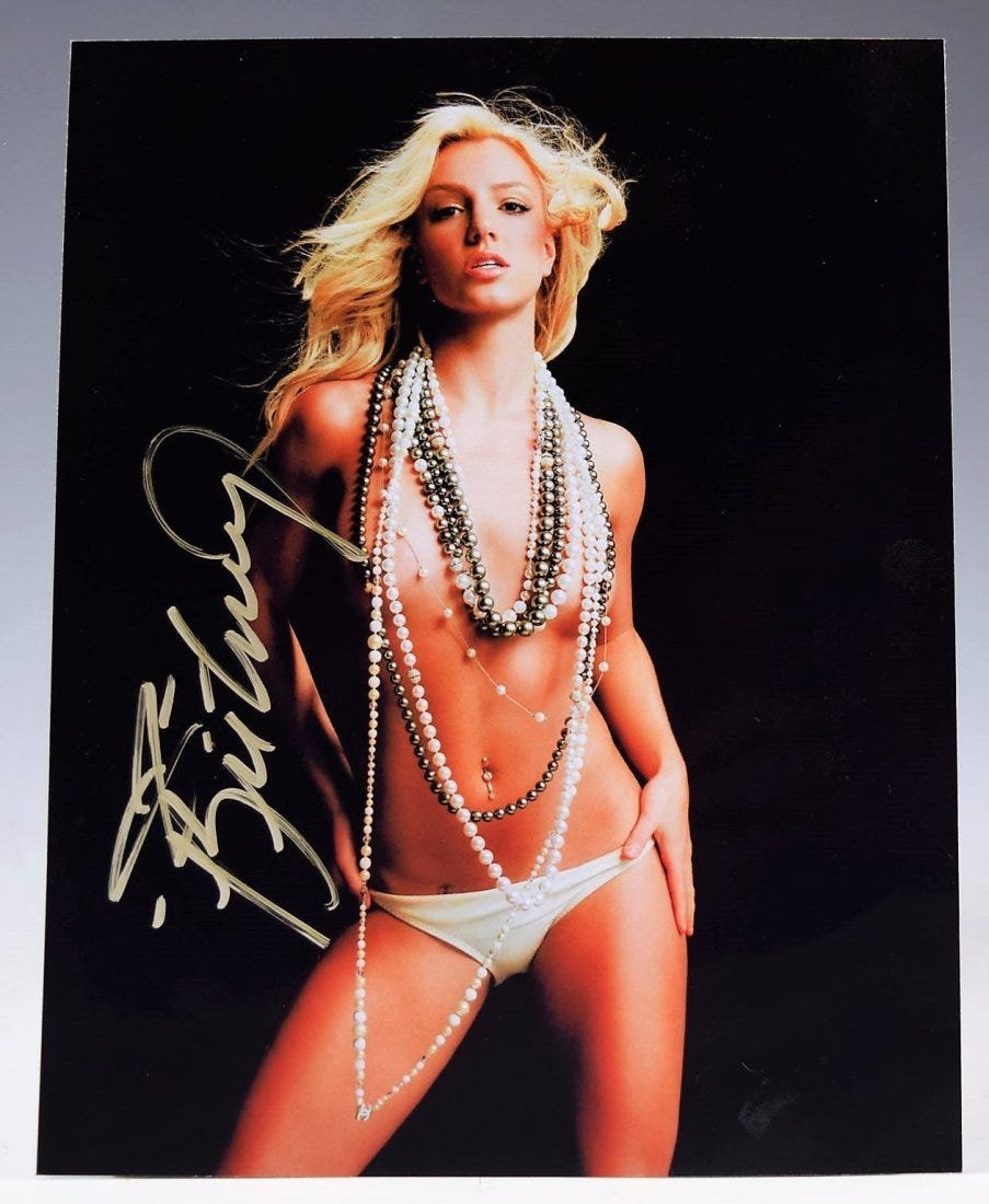 Britney Spears Signed Photograph (1 of 3)