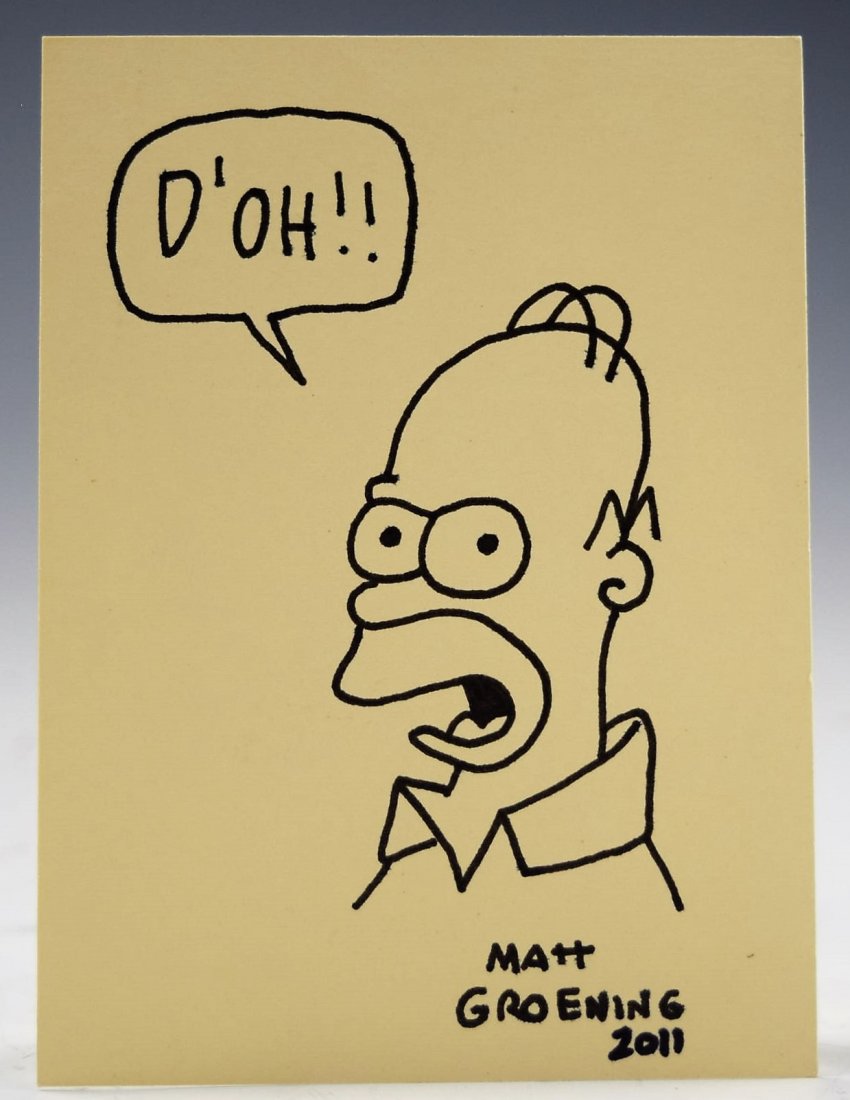 Matt Groening Drawing (1 of 2)