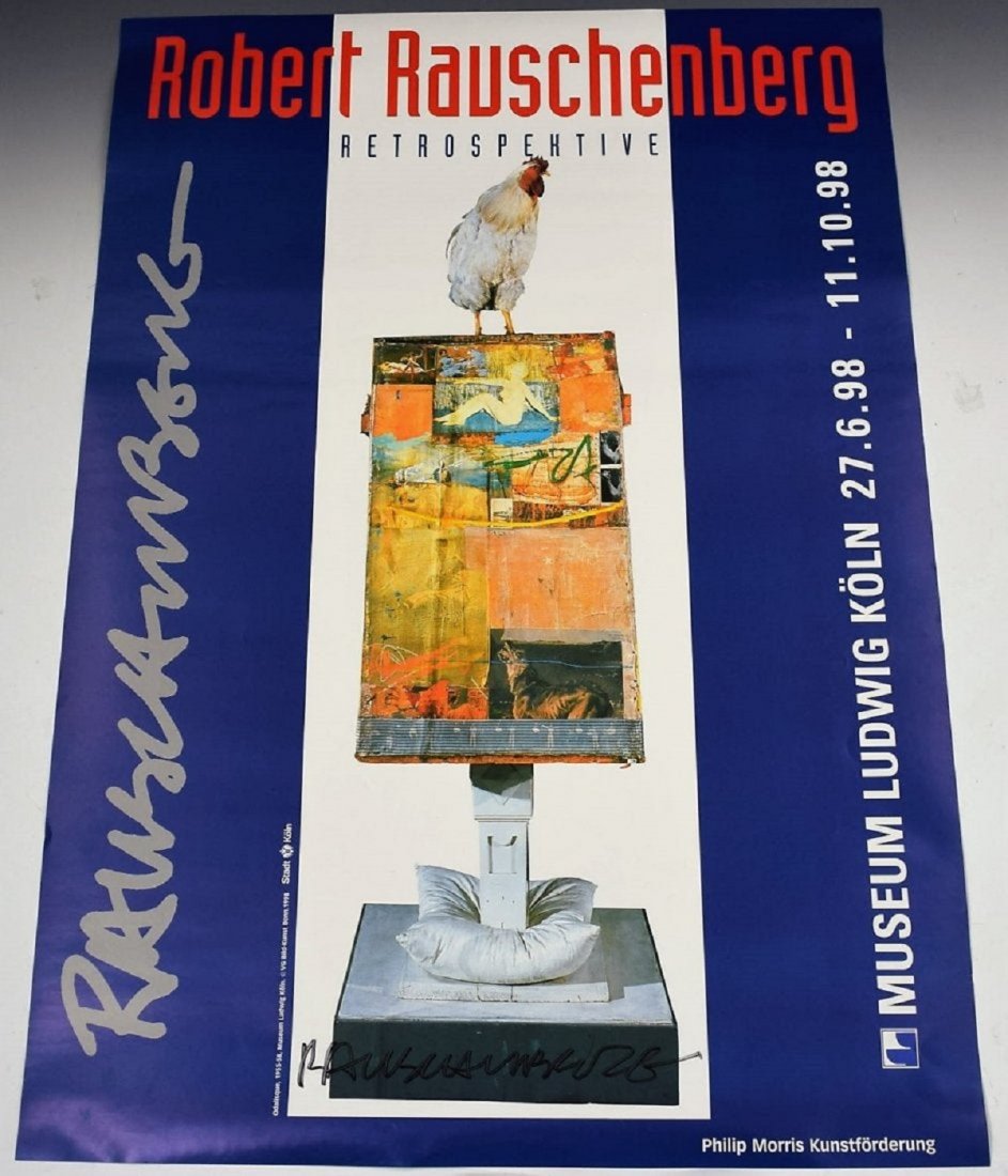 Robert Rauschenberg Signed Poster (1 of 1)