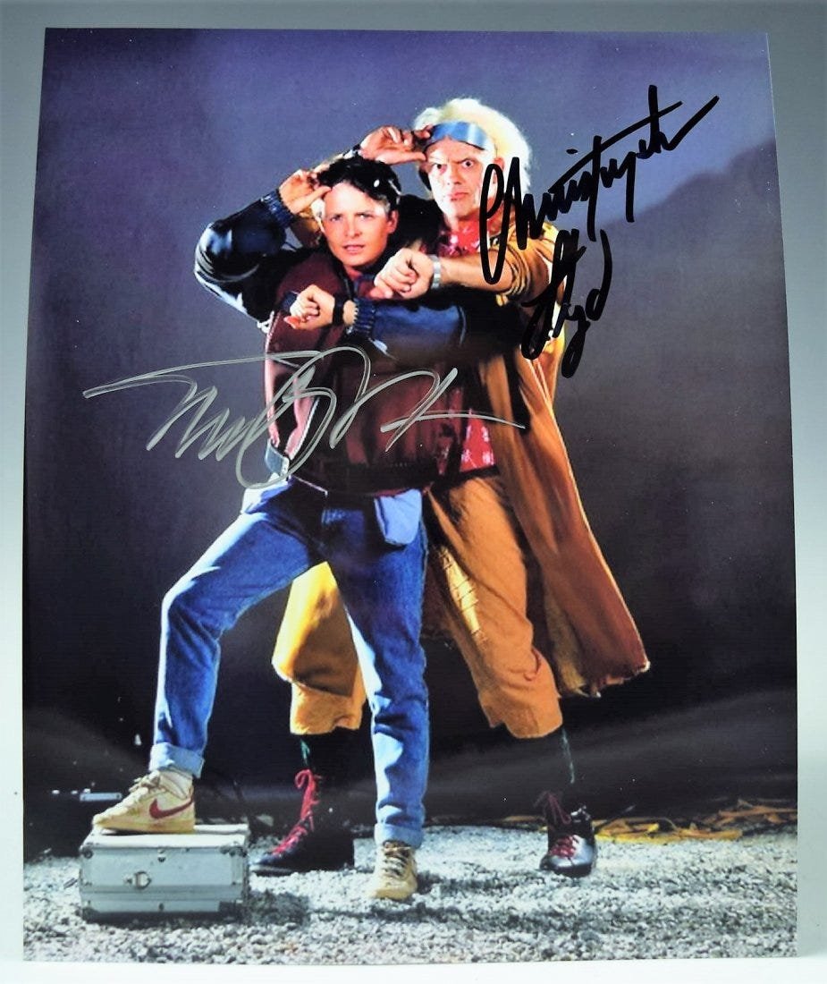 Back To The Future Signed Photograph (1 of 3)