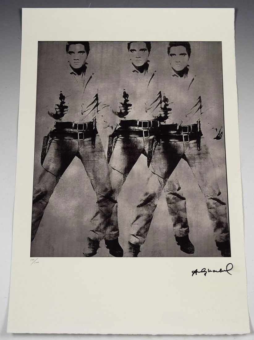 Andy Warhol Numbered Lithograph (1 of 4)