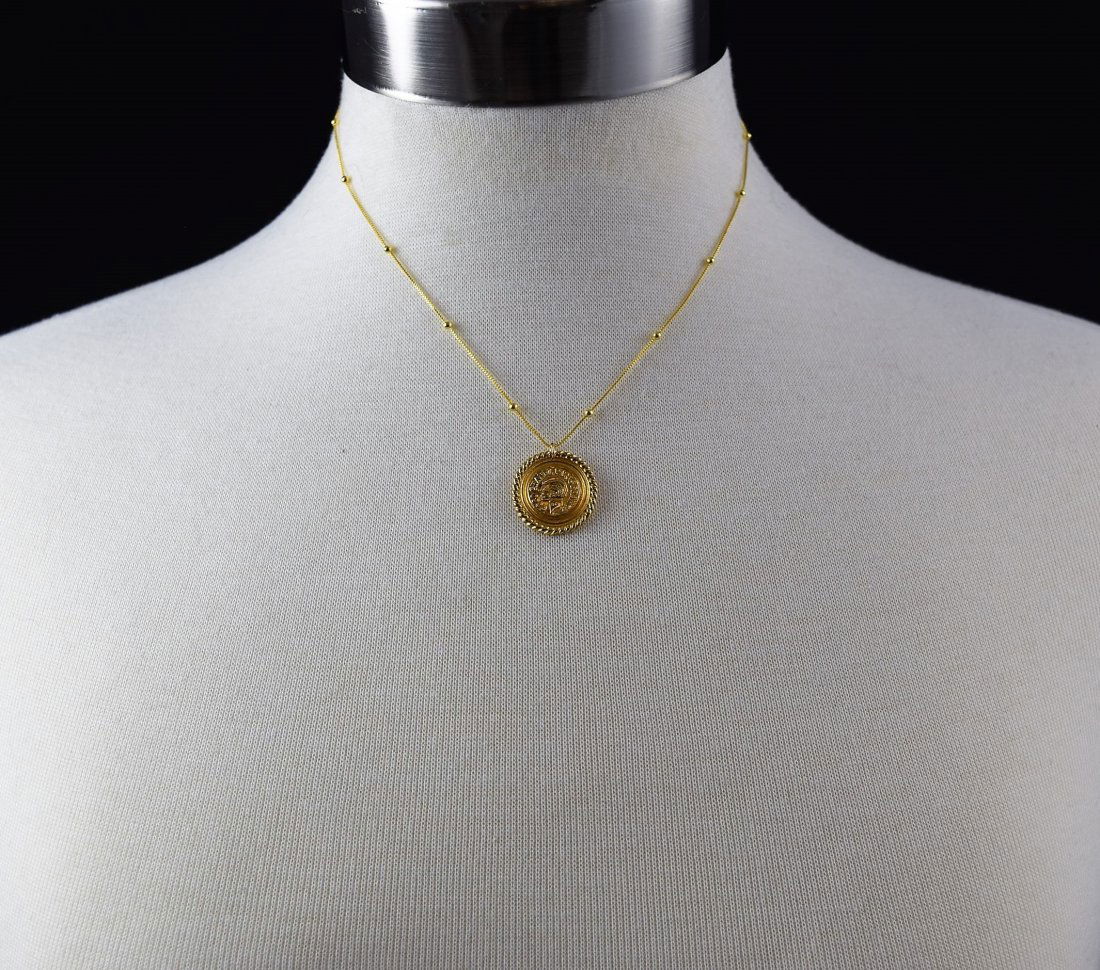 Chanel Button Necklace (1 of 4)