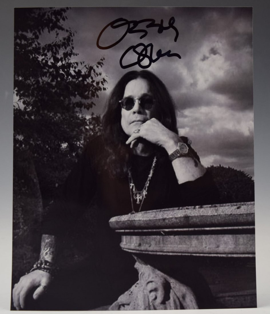 Ozzy Osbourne Signed Photograph (1 of 2)