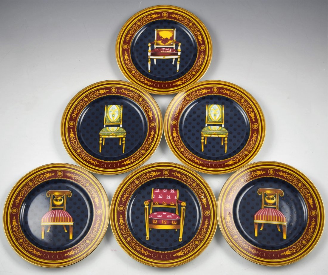 Gucci Porcelain Plate Set (1 of 4)