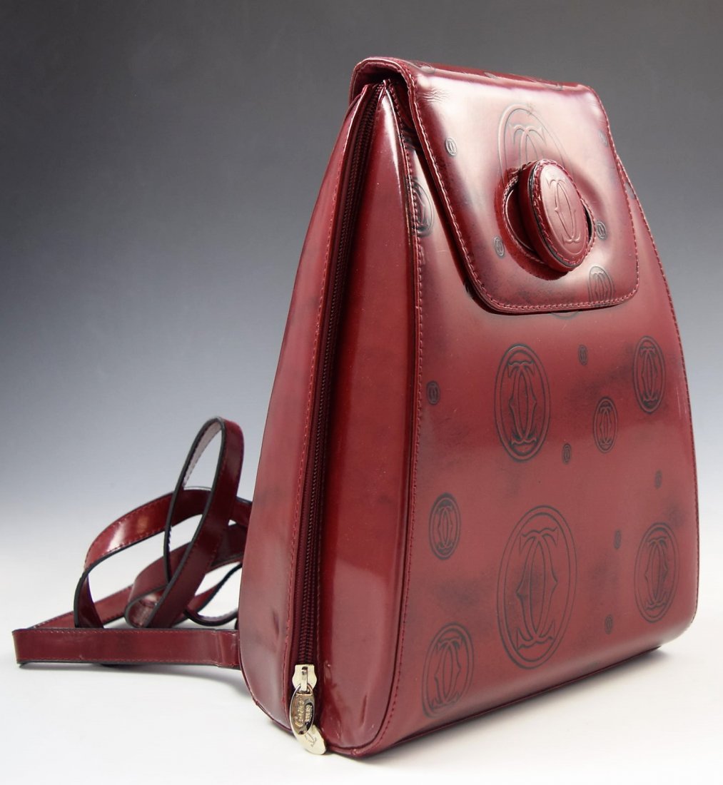 Vintage Cartier Leather Backpack (1 of 4)
