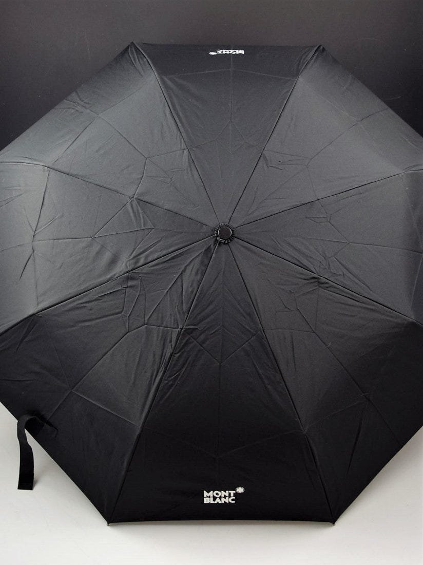 Montblanc Umbrella: Montblanc issued black umbrella