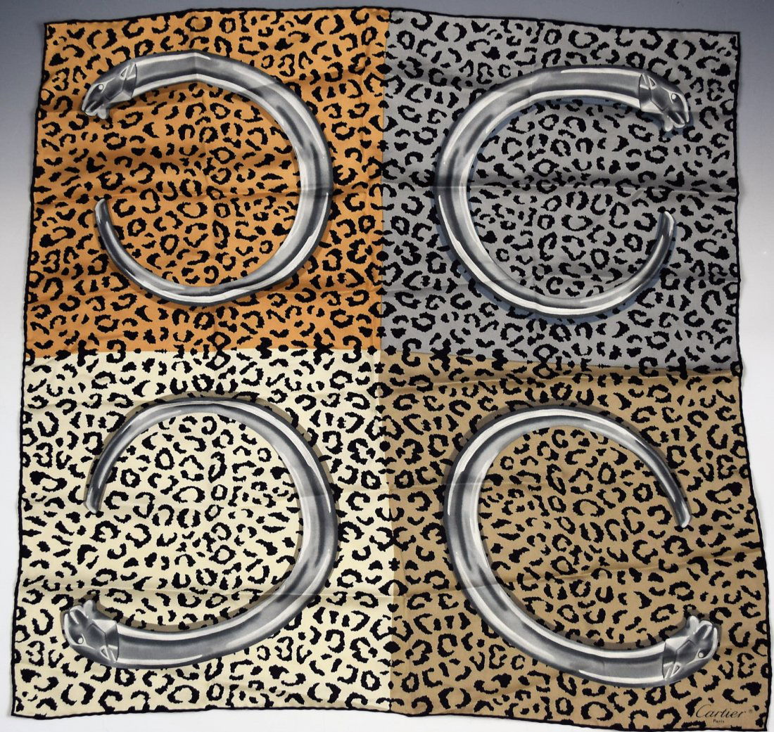 Cartier Silk Scarf (1 of 2)