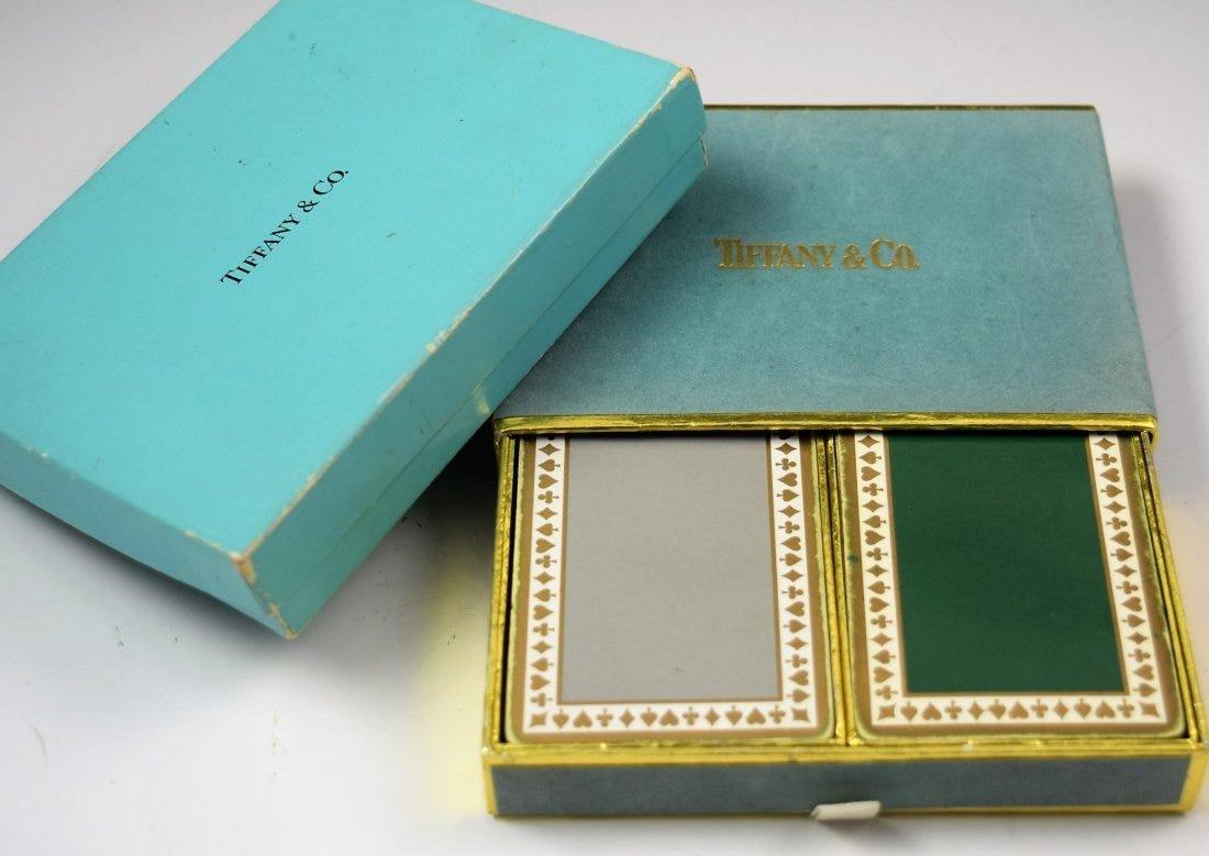 Tiffany & Co Playing Cards (1 of 1)