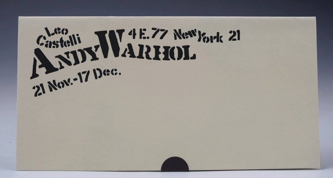 Andy Warhol Flowers Mailer (1 of 2)