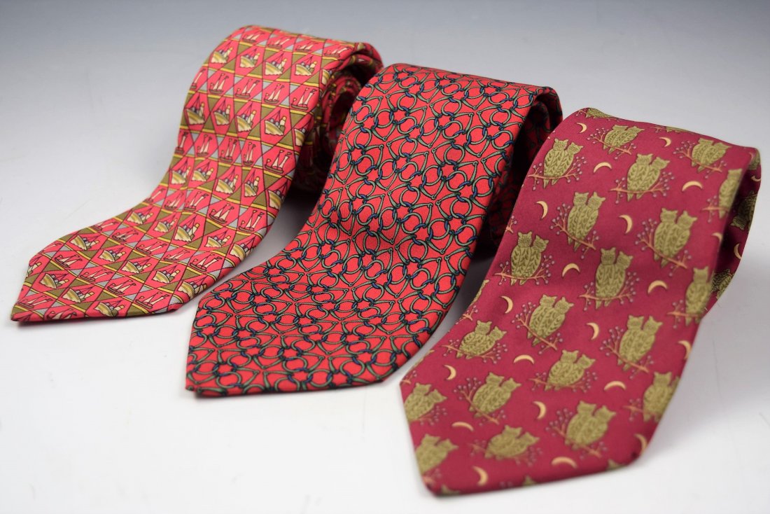 Hermes Silk Ties (1 of 4)