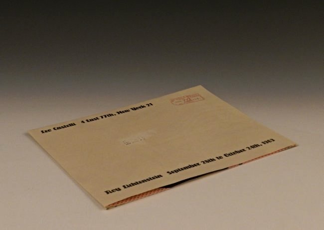 After Roy Lichtenstein: (American, 1923 - 1997) Crying Girl, Offset lithograph in colors (mailer) 1963, published by Leo Castelli Gallery Measures: Sheet size 17 x 23 inches, unframed