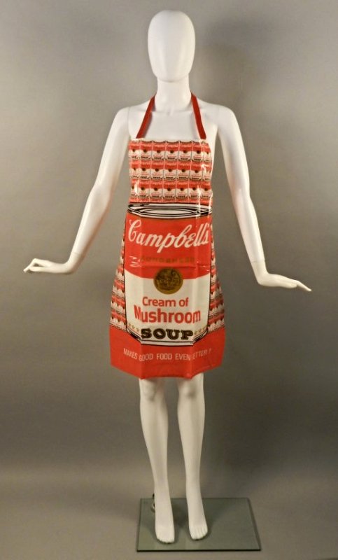 Pop Art Apron Warhol Style: "Pop Art Apron Collection" Especially made for Campbell's Soup Company 100% Printed Cotton with lamination