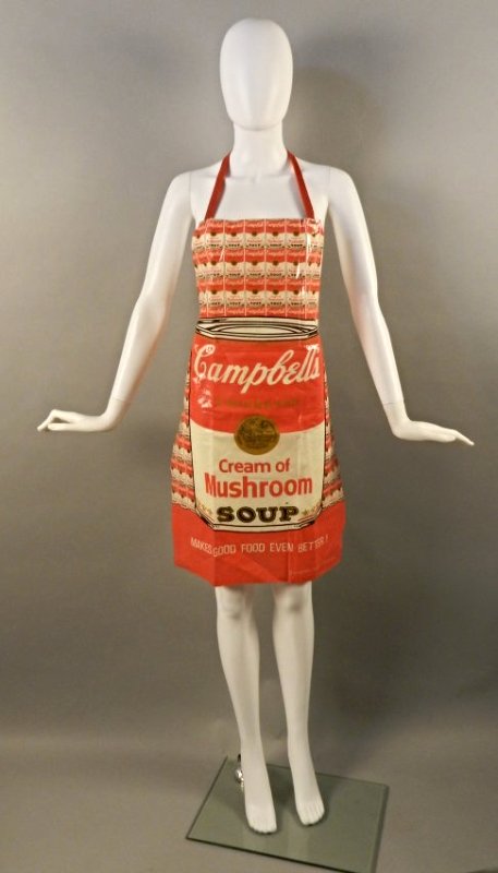 Pop Art Apron Warhol Style: "Pop Art Apron Collection" Especially made for Campbell's Soup Company 100% Printed Cotton with lamination