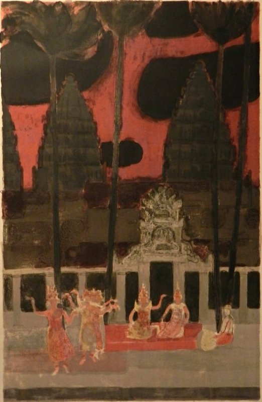 Bernard Cathelin: (French, 1919-2004) Lithograph on paper, 20th century Edition of 150 Measures: 41 x 27 inches Signed in pencil lower right, numbered & titled lower left