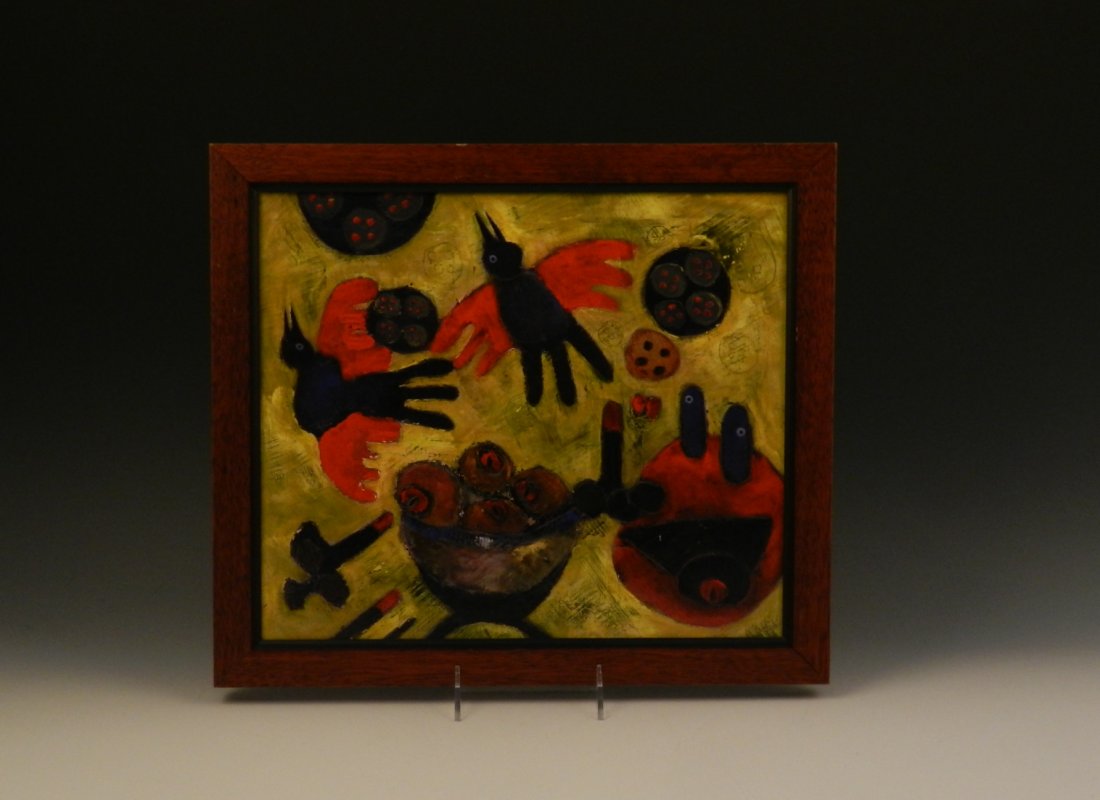 David Tinsley: (American, b. 1951) Oil on board, 20th century Title: Springtime Measures: 14 x 16 inches Signed lower right