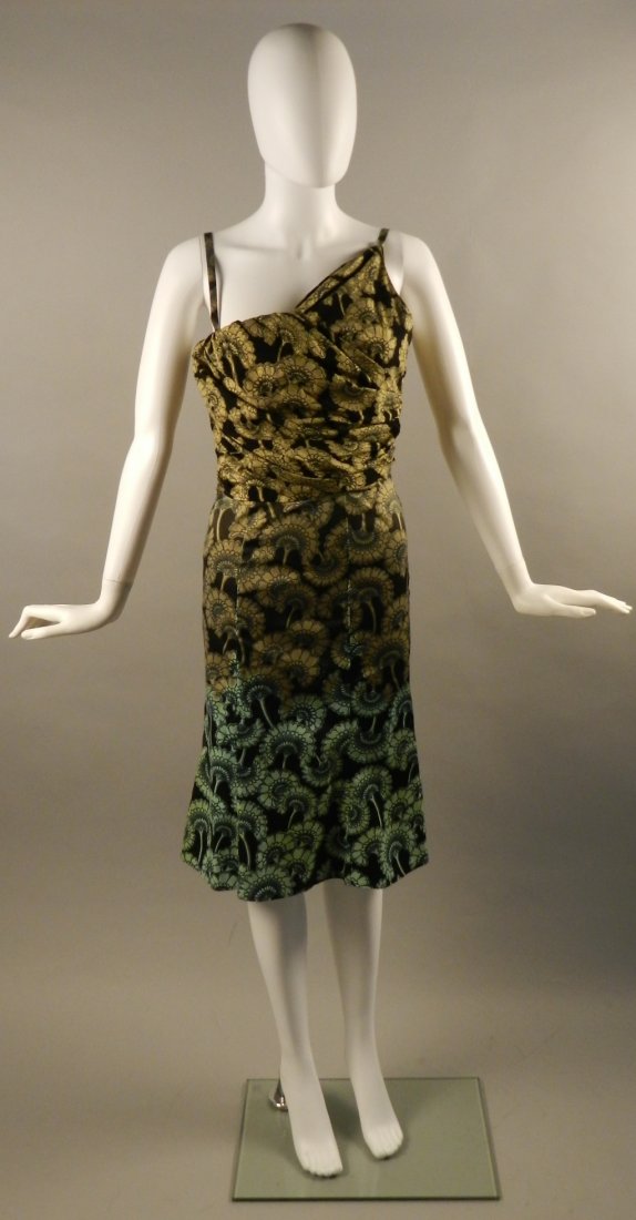 Roberto Cavalli Dress: Polyester multicolored, Cavalli Measures: 41 inches in length, XS, size: 38 Dress is brand new, never worn with original tags - Original price $715