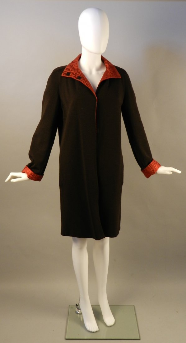 Vintage Fendi Jacket: Vintage Fendi Reversible Jacket Size 40 Measures: 38 inches