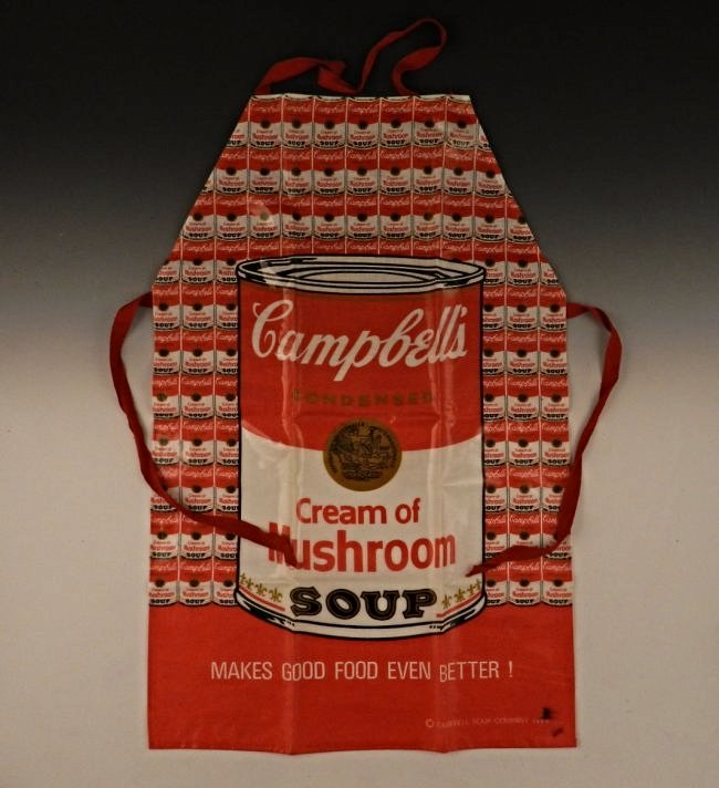 Andy Warhol Campbell's Soup Style Apron (1 of 4)