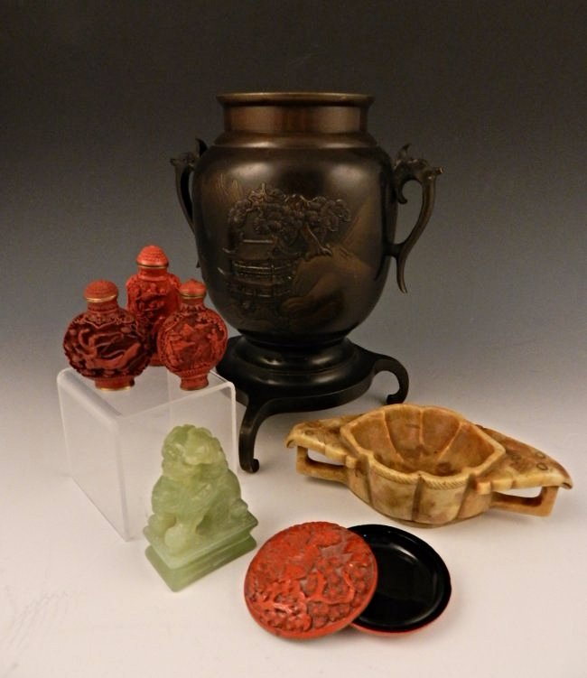 Grouping of Chinese Antiques (1 of 2)