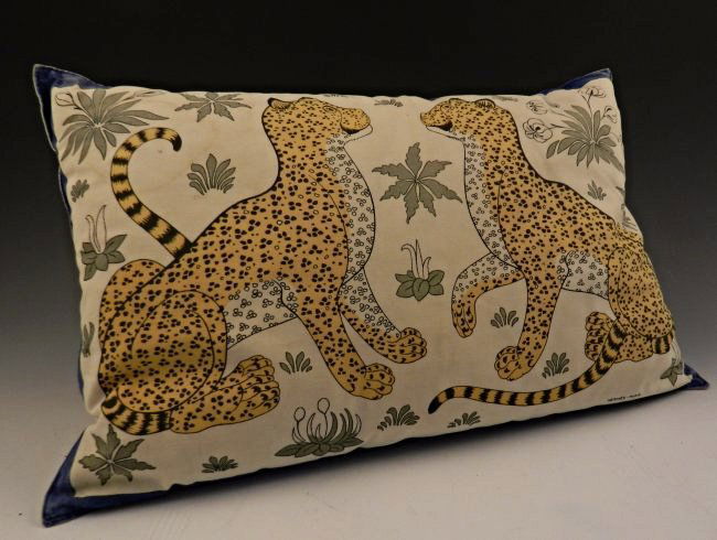 Vintage Hermes Silk Pillow (1 of 5)