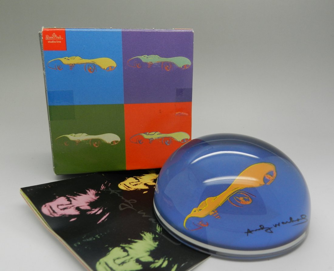 Andy Warhol Rosenthal Paperweight (1 of 3)
