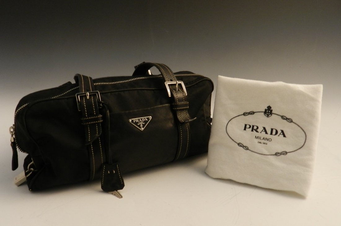 Prada Black Leather Handbag (1 of 3)