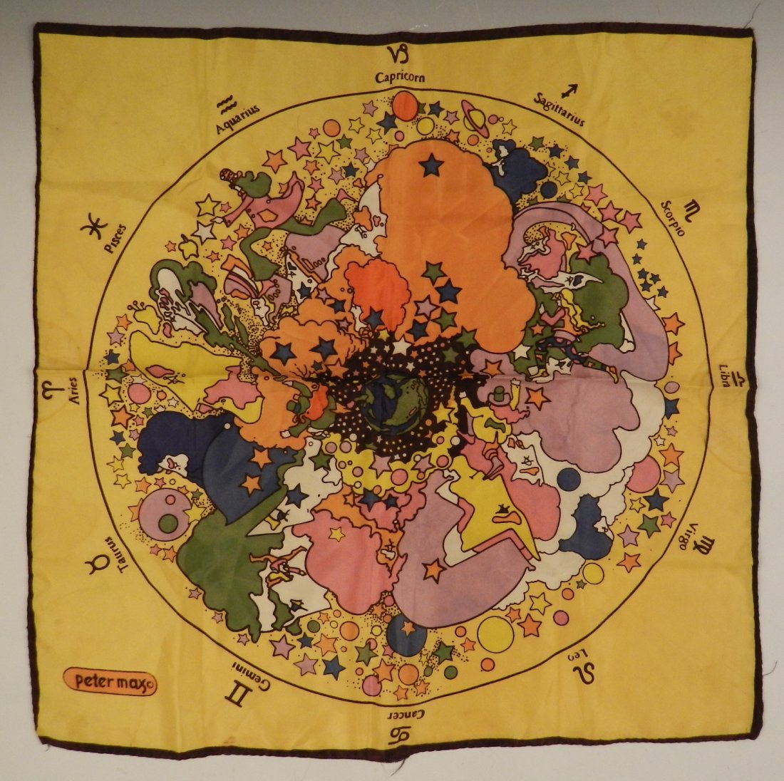 Vintage Peter Max Scarf (1 of 4)
