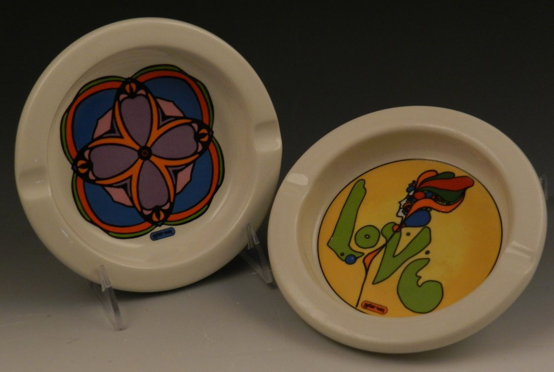 Vintage Peter Max Ashtrays (1 of 6)