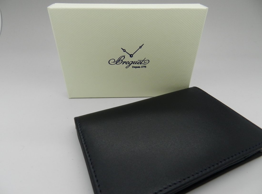 Breguet Black Leather Credit Card Holder (1 of 2)
