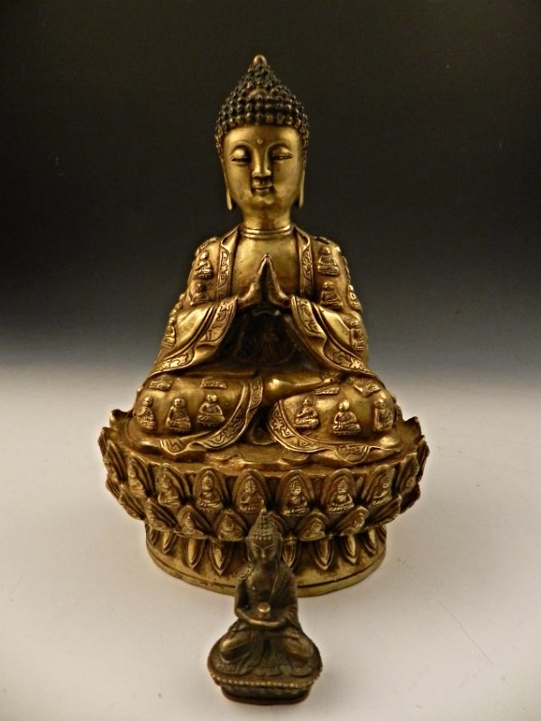Chinese Bronze Buddha, Yongle (1 of 9)